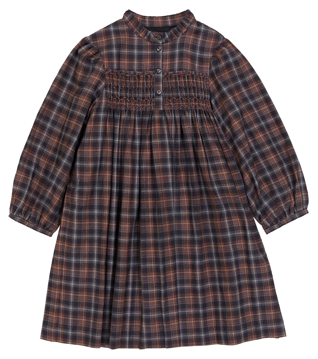 

Платье из хлопка в клетку Тамсин Bonpoint, Ca Faux Noir