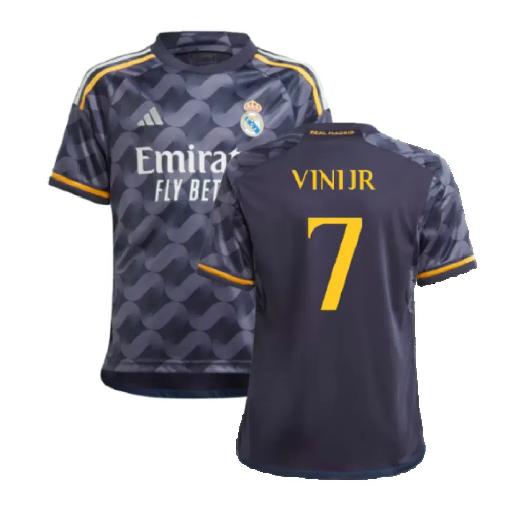 Футбольная футболка Real Madrid Vini Jr. от Adidas, темно-синий