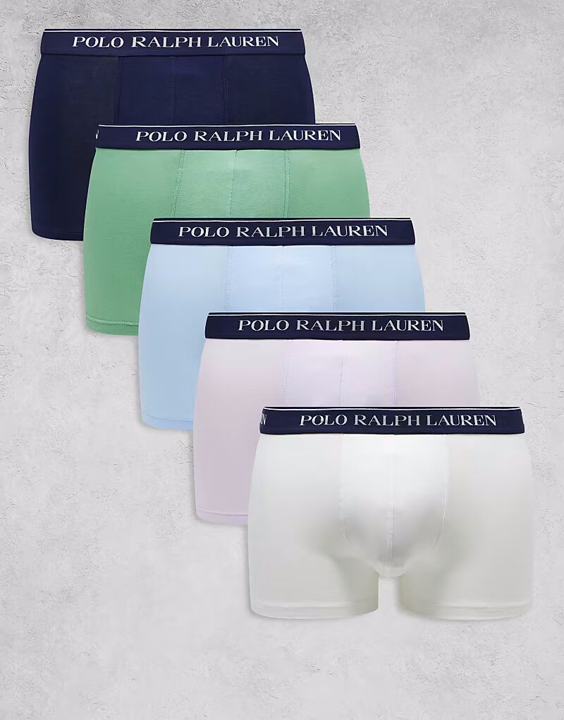 

Polo Ralph Lauren комплект из 5 боксеров в ассорти цветов