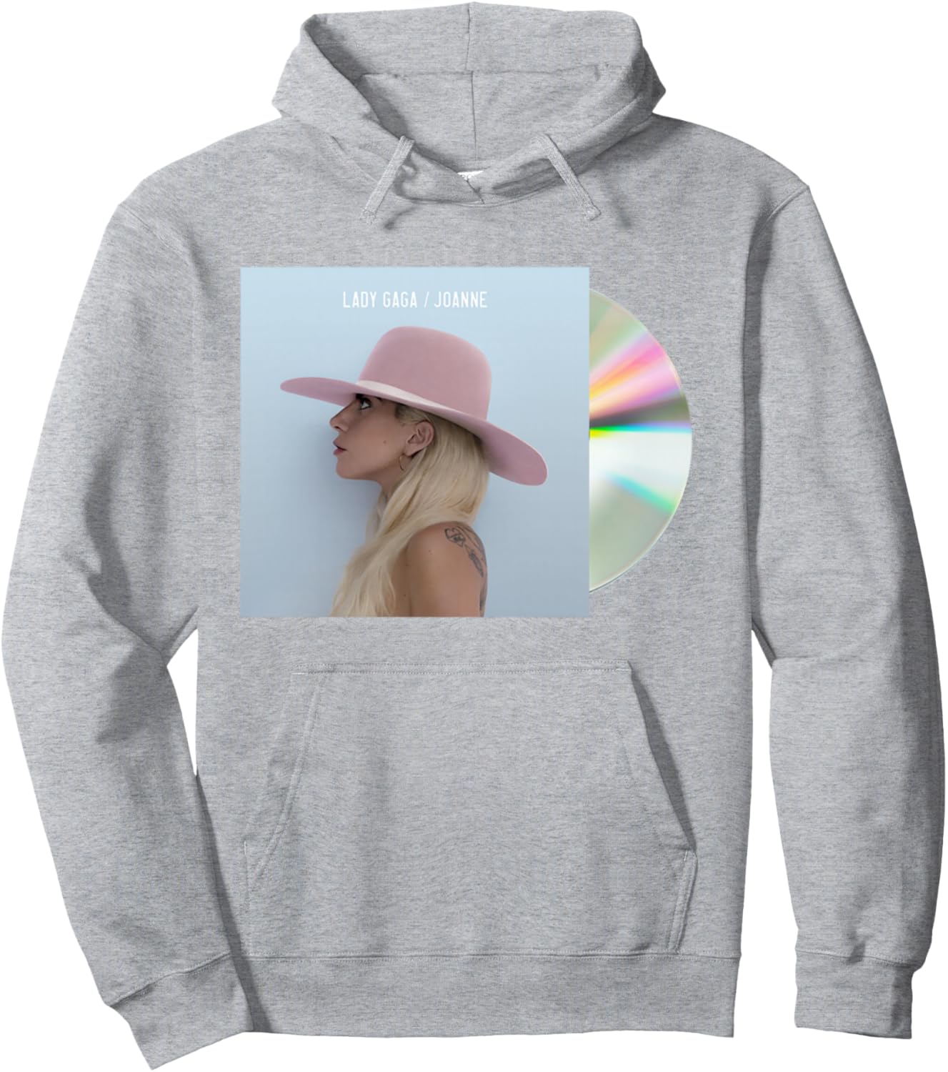 

Официальная толстовка Lady Gaga к альбому Joanne, серая, Серый, Официальная толстовка Lady Gaga к альбому Joanne, серая