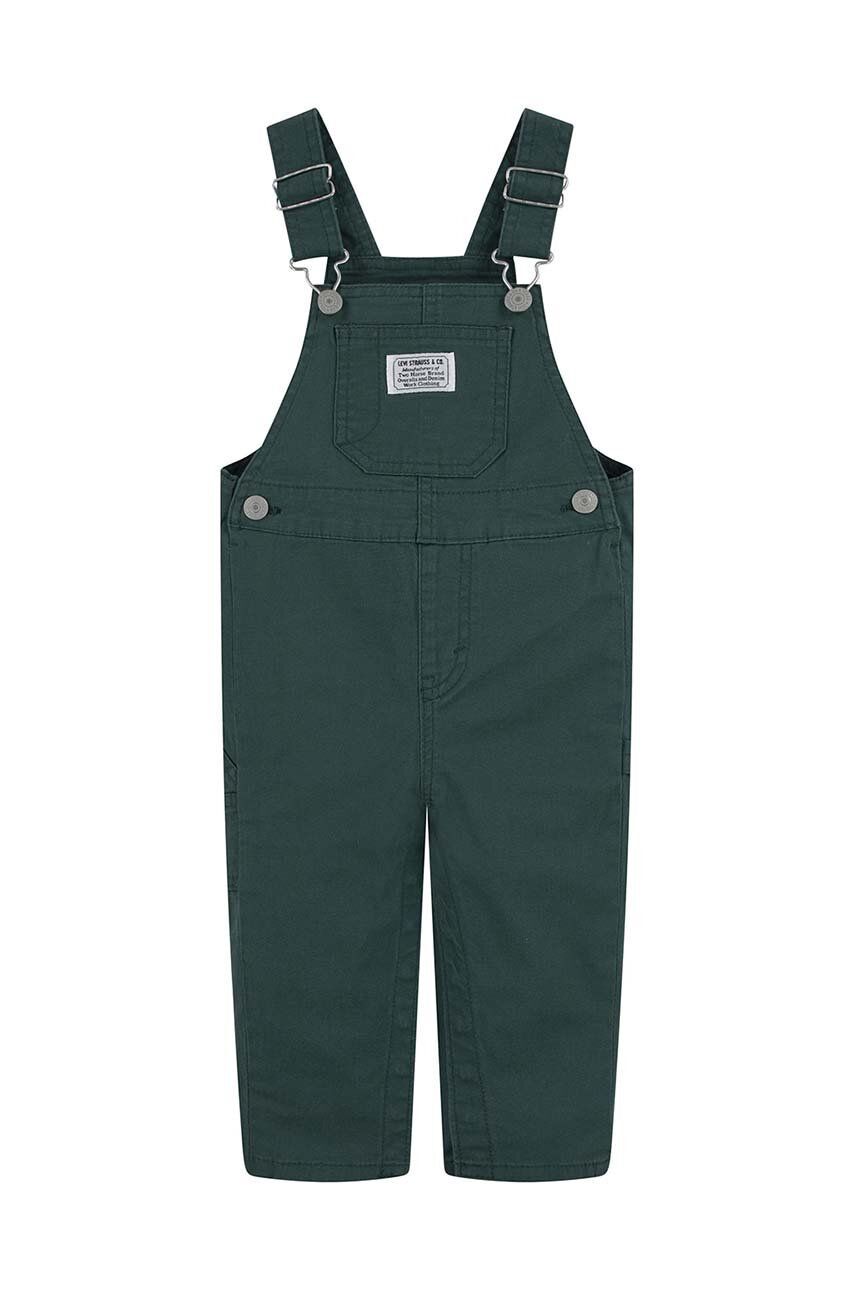 

Детский комбинезон Levi's CARPENTER OVERALL, зеленый