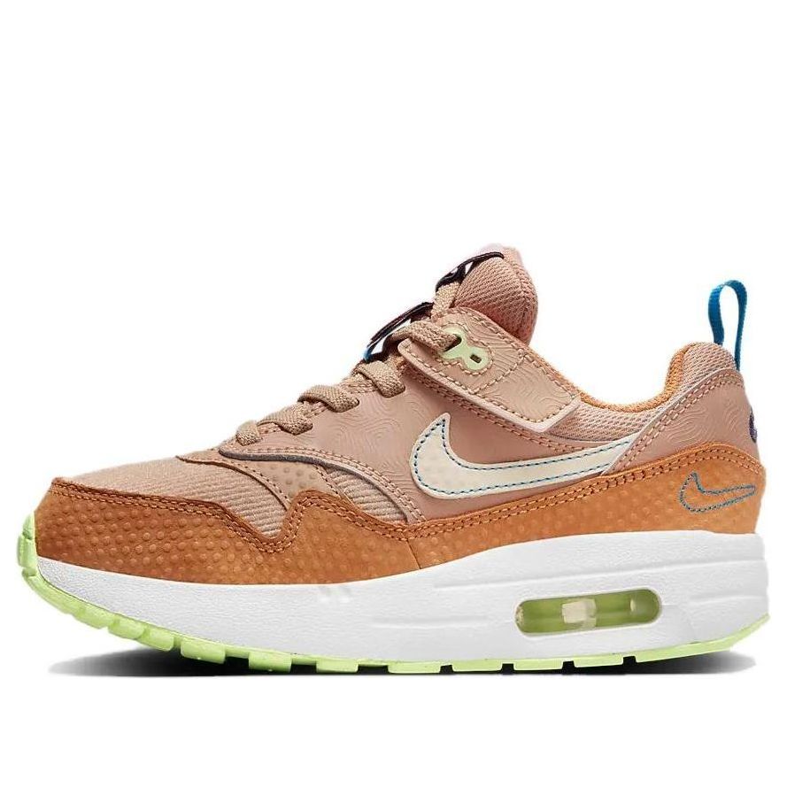 

Кроссовки (PS) Nike Air Max 1 SE EasyOn 'Hemp', желто-коричневый