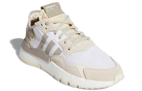 Кроссовки оригинальные nite jogger Adidas, белый — фото 2