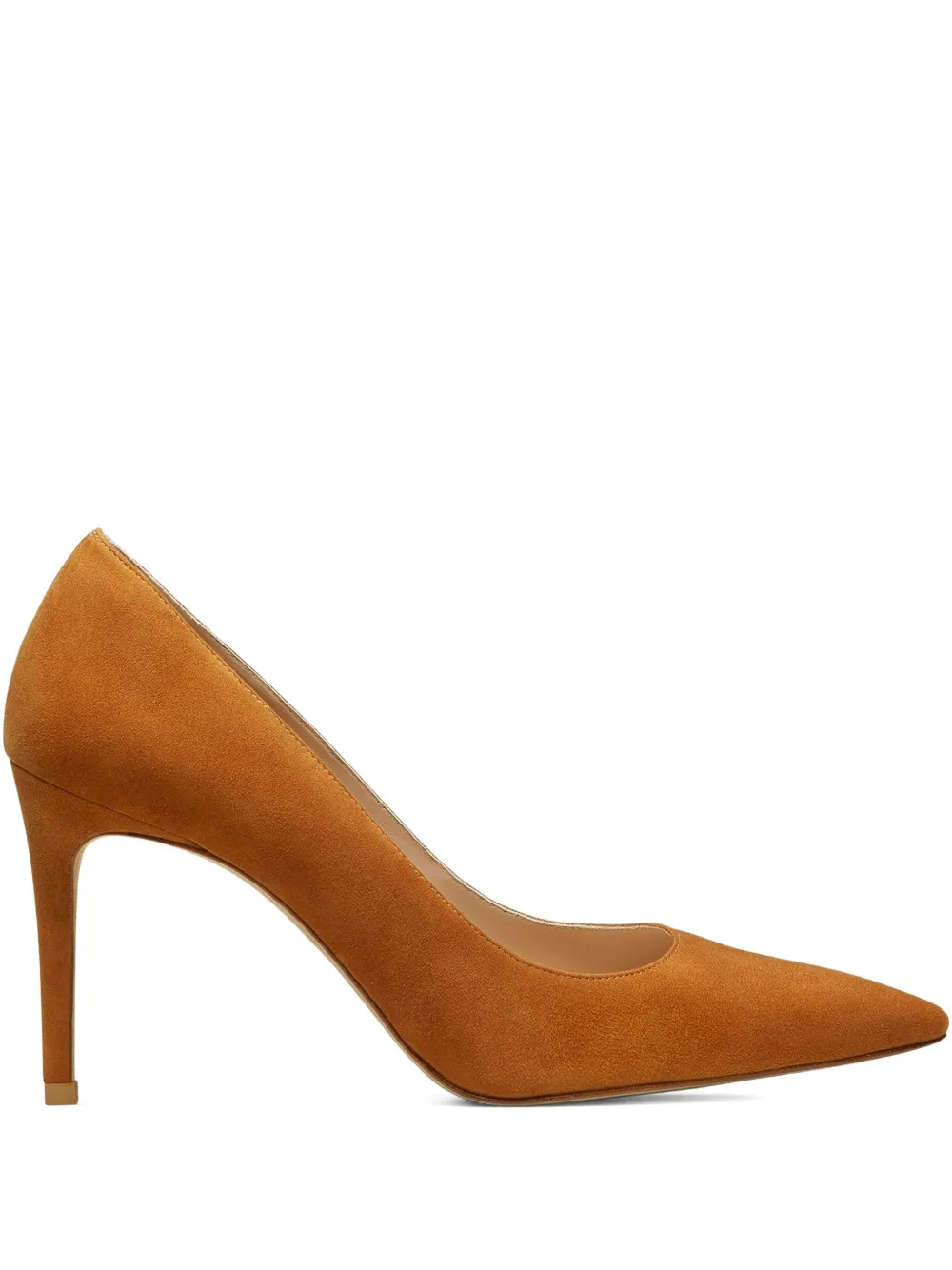 Туфли-лодочки Power 85 с заостренным носком Stuart Weitzman, коричневый