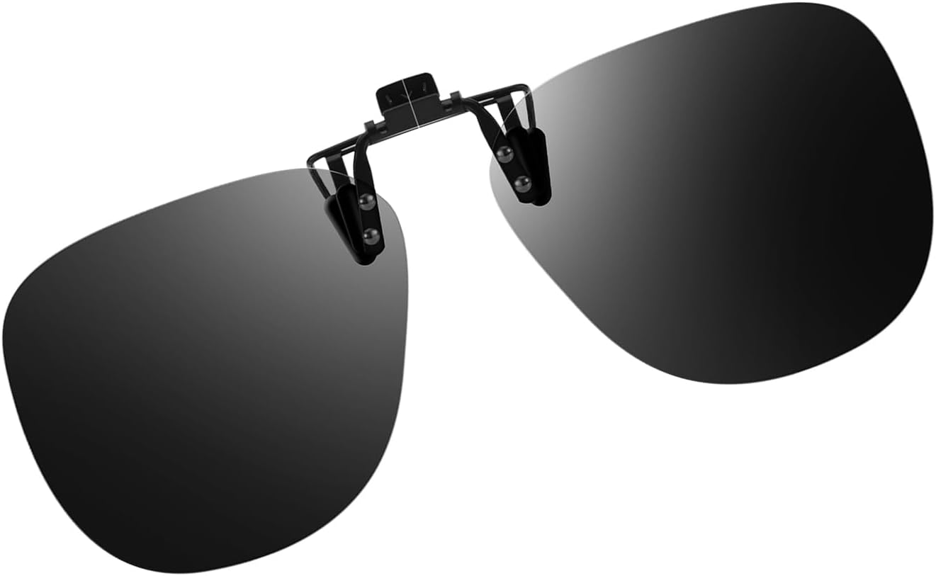 

Поляризованные солнцезащитные очки TJUTR с зажимом для ношения поверх очков с диоптриями, защита от УФ-излучения UV400 и антибликовое покрытие, металлическая откидная конструкция TS2503-V28, Z28 Grey-103/V28