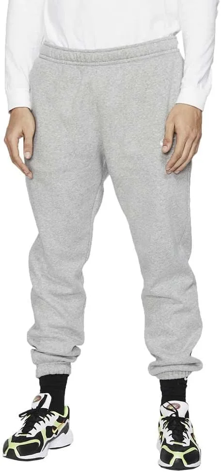 Мужские спортивные штаны Nike Sportswear Club Jogger Sweatpant, серый/белый — фото 2