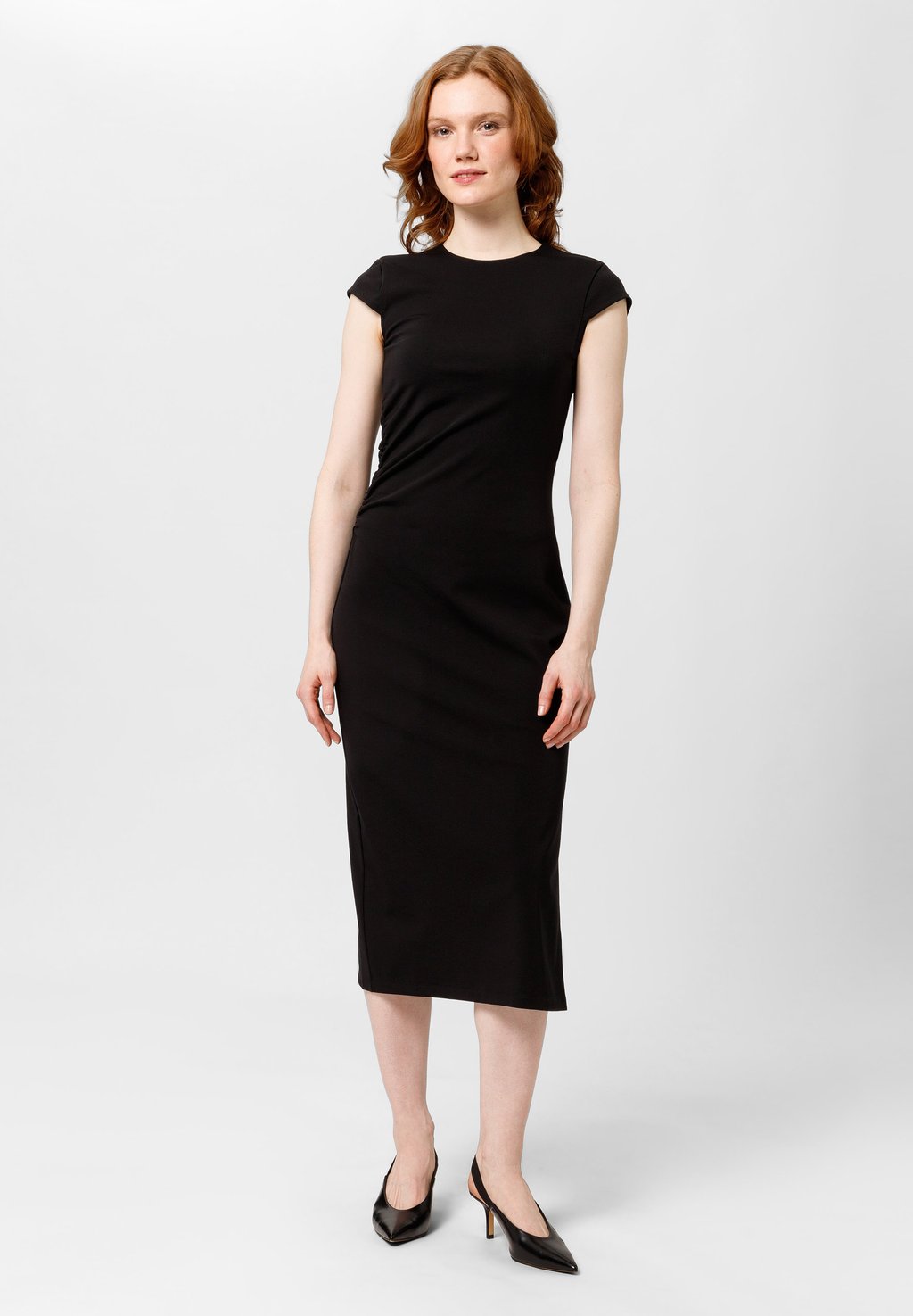 

Платье из джерси REMII Midi Jersey Gathering - Shift dress Les Lunes, черный