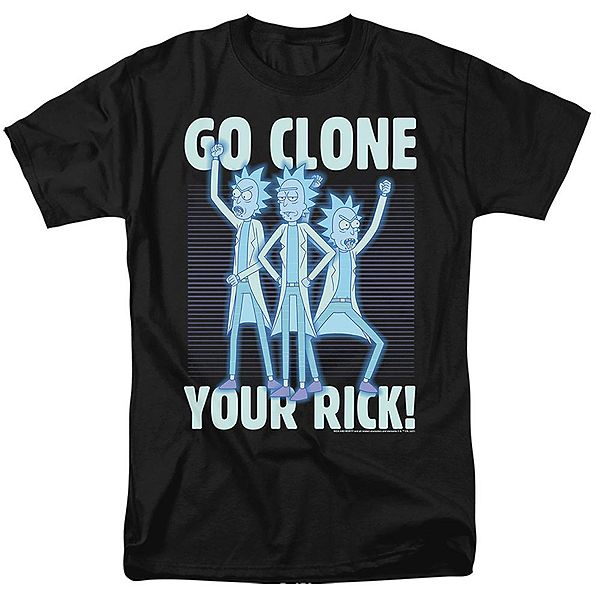 

Футболка Rick and Morty Go Clone Your Rick Licensed Character