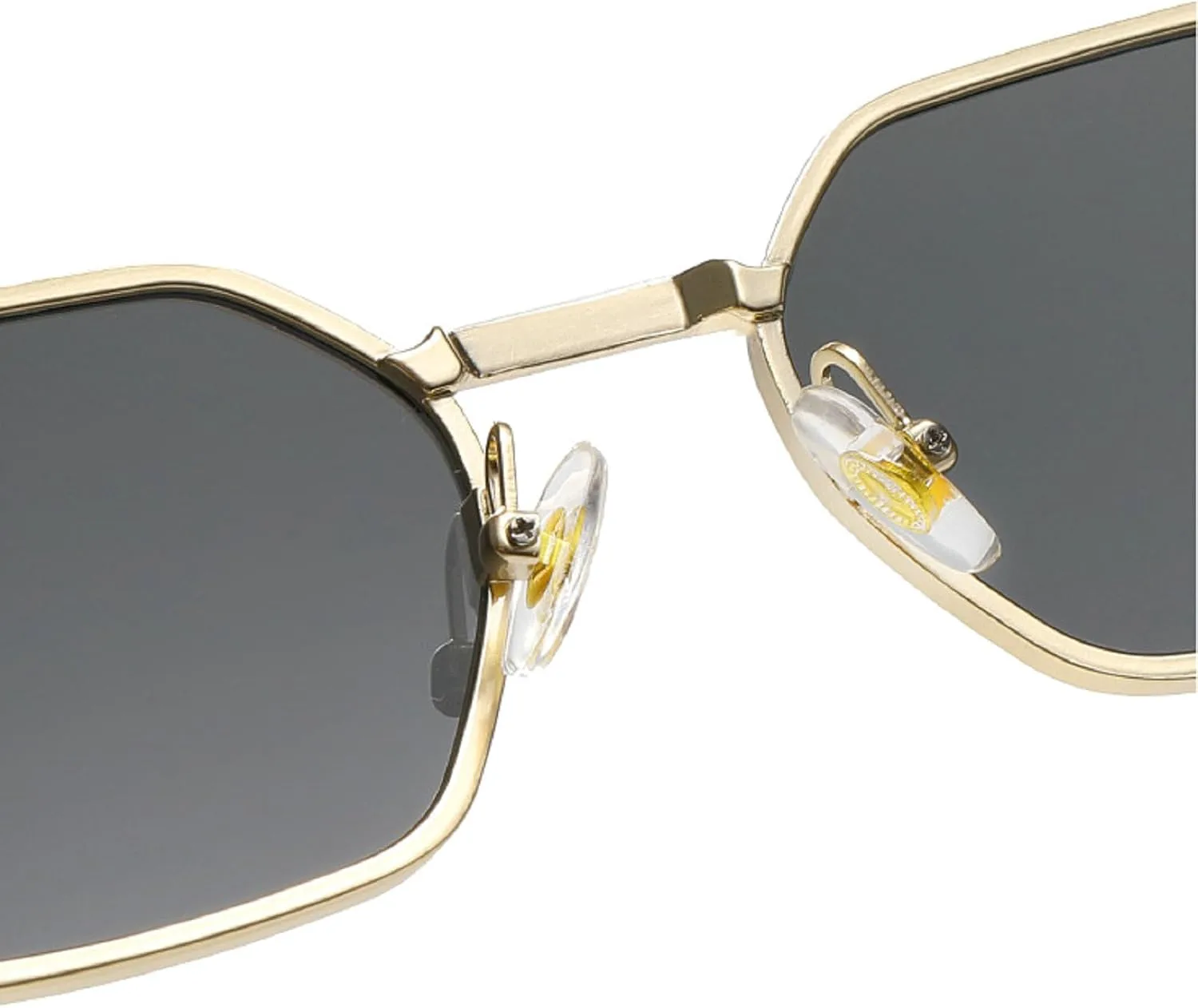 

Женские солнцезащитные очки Melrose Vintage с металлическими двойными перемычками, модные панк-очки для мужчин, градиентные солнцезащитные очки UV400, Orange