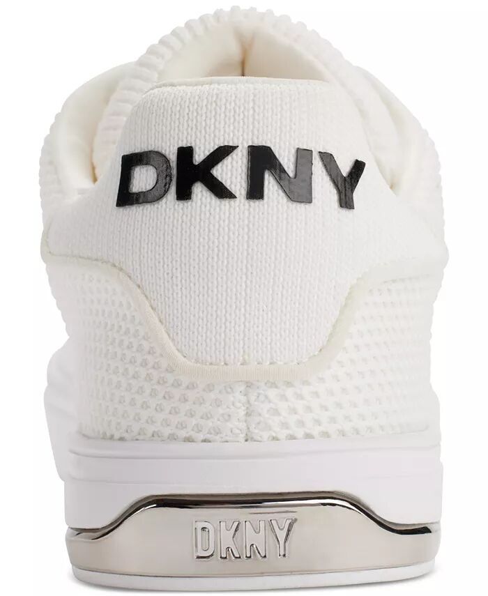 Женские низкие кеды Abeni на шнуровке DKNY, белый — фото 3