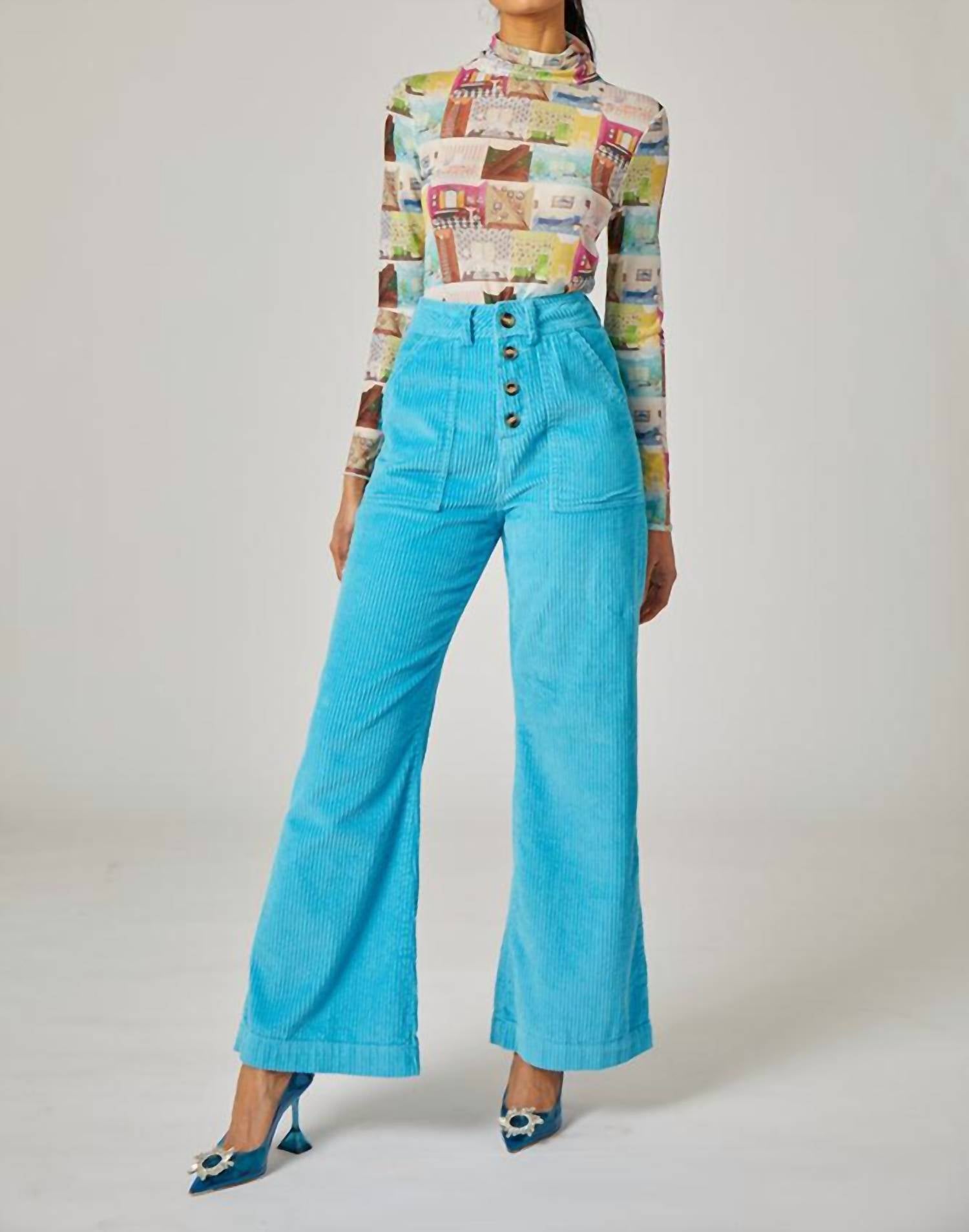 

Брюки женские Rachel Antonoff, голубой