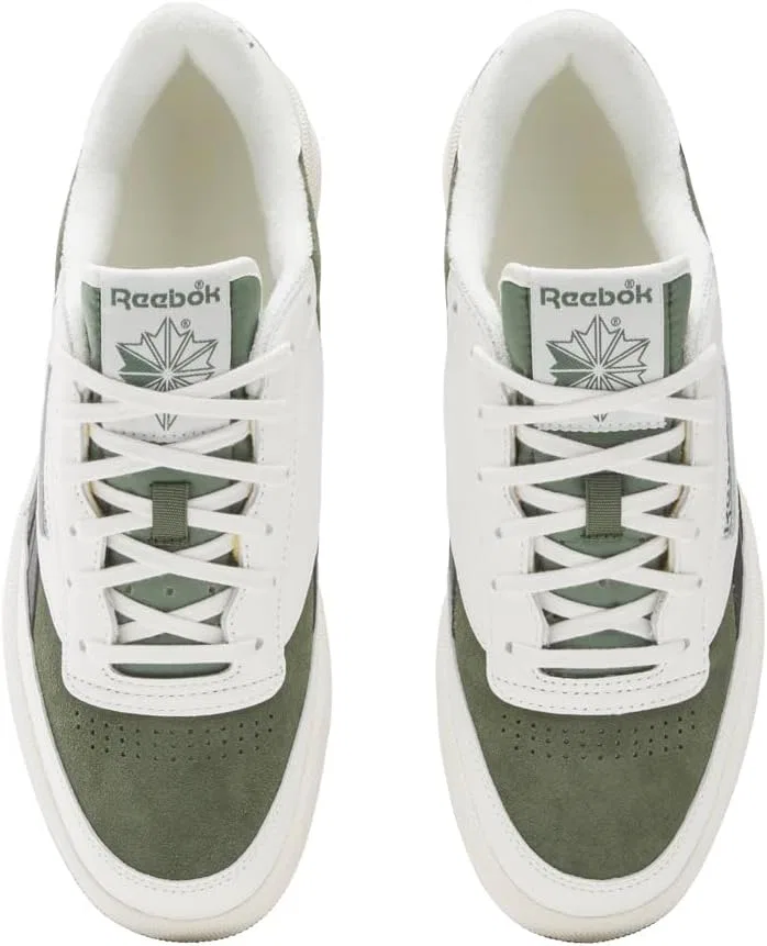 Кроссовки Reebok Unisex Club C Revenge Vintage II, Chalk Breakaway Green Washed Black — фото 2