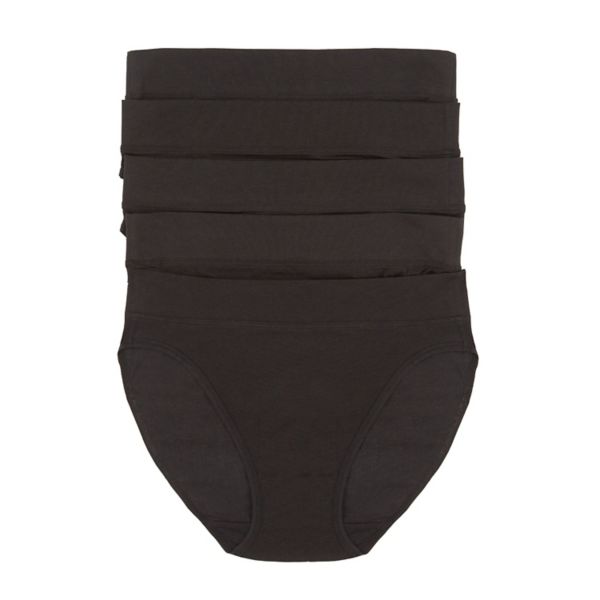 

Женские трусы-слипы из пима-хлопка, 5 шт, модель 900819p5 Jezebel, черный