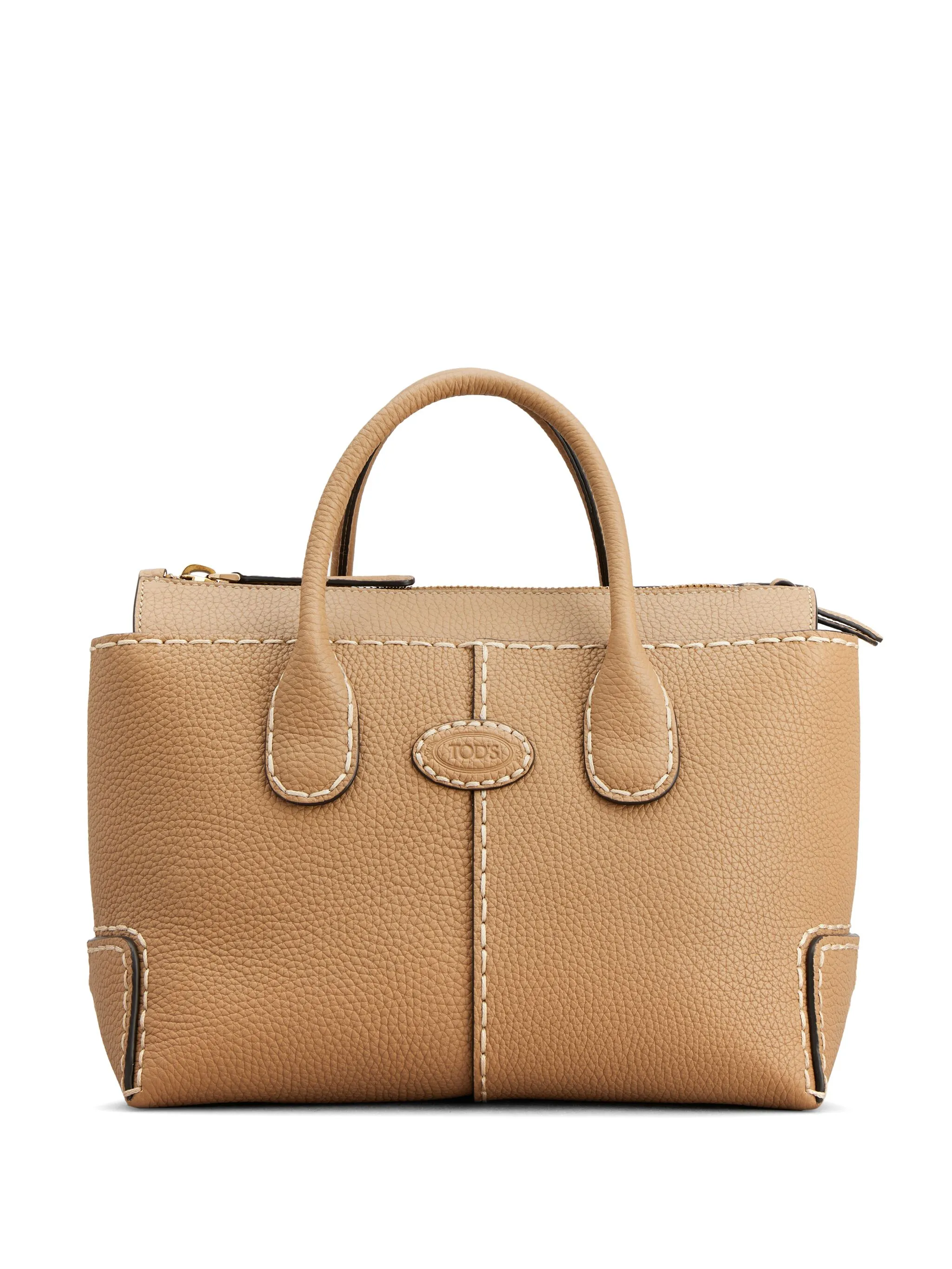 

Маленькая сумка-тоут Di Tod'S, миндальный