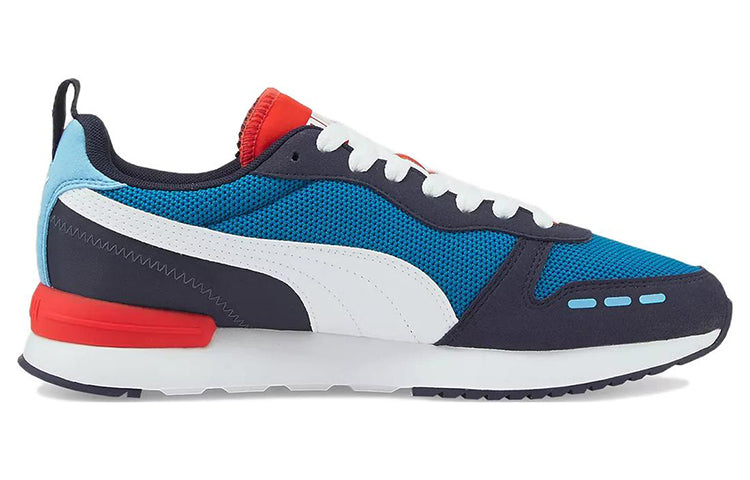 Беговые кроссовки PUMA R78 'Mykonos Blue Red', синий — фото 2