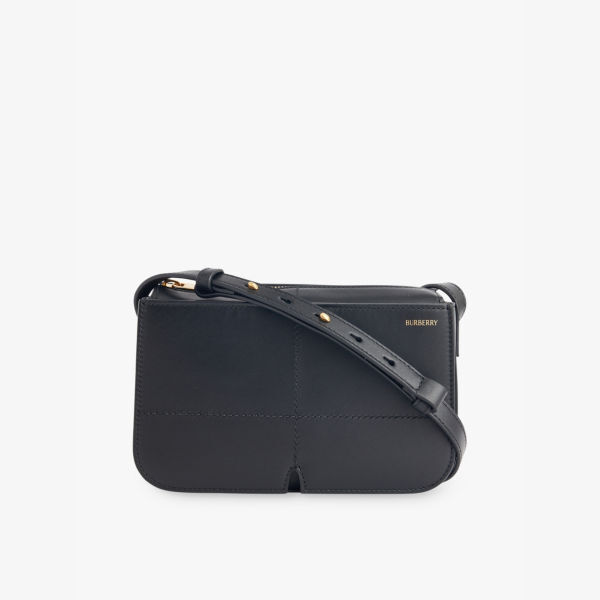 

Сумка через плечо из кожи Snip с отстрочкой Burberry, черный