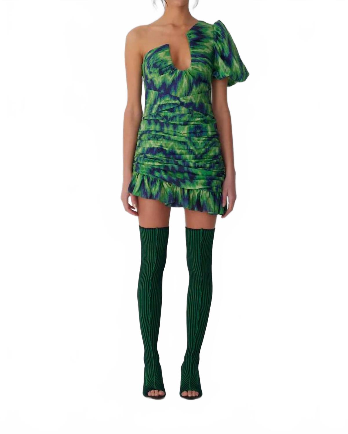 

Seren Асимметричное мини-платье в расцветке Rainforest The Wolf Gang, Rainforest
