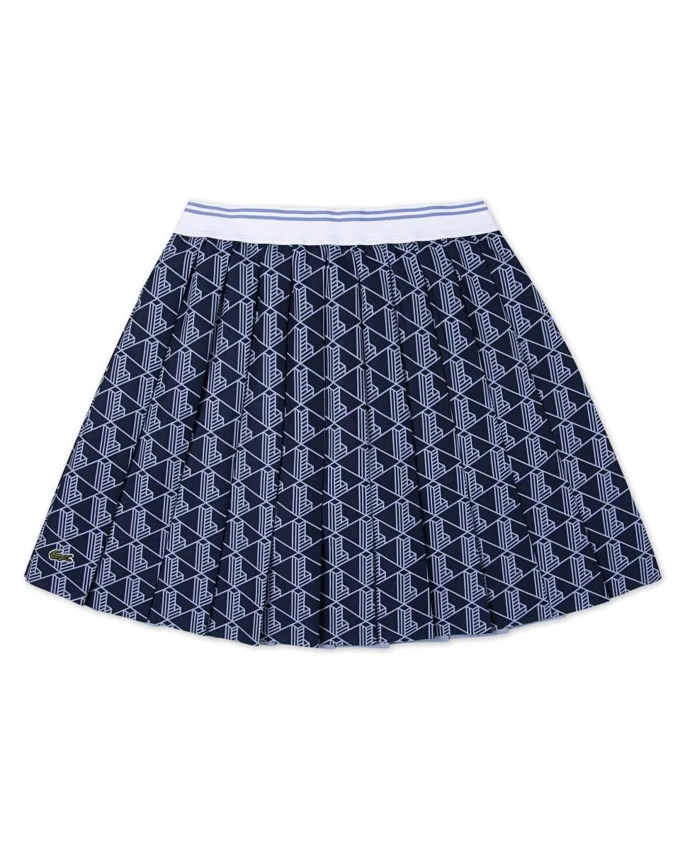 

Плиссированная юбка для девочки Lacoste, синий