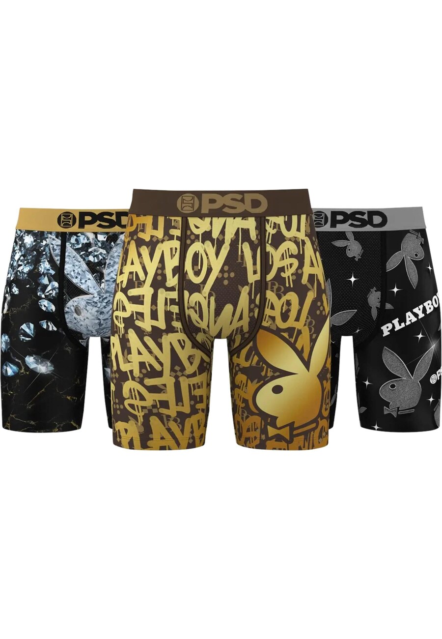 

Шорты-боксеры PSD Boxer shorts Playboy, цвет yellow/black