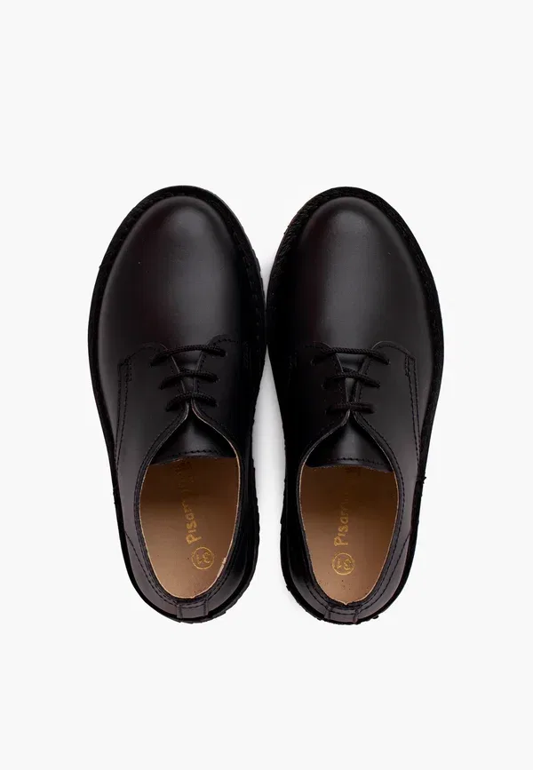 Ботинки на шнуровке lace-ups Pisamonas black, черный — фото 3