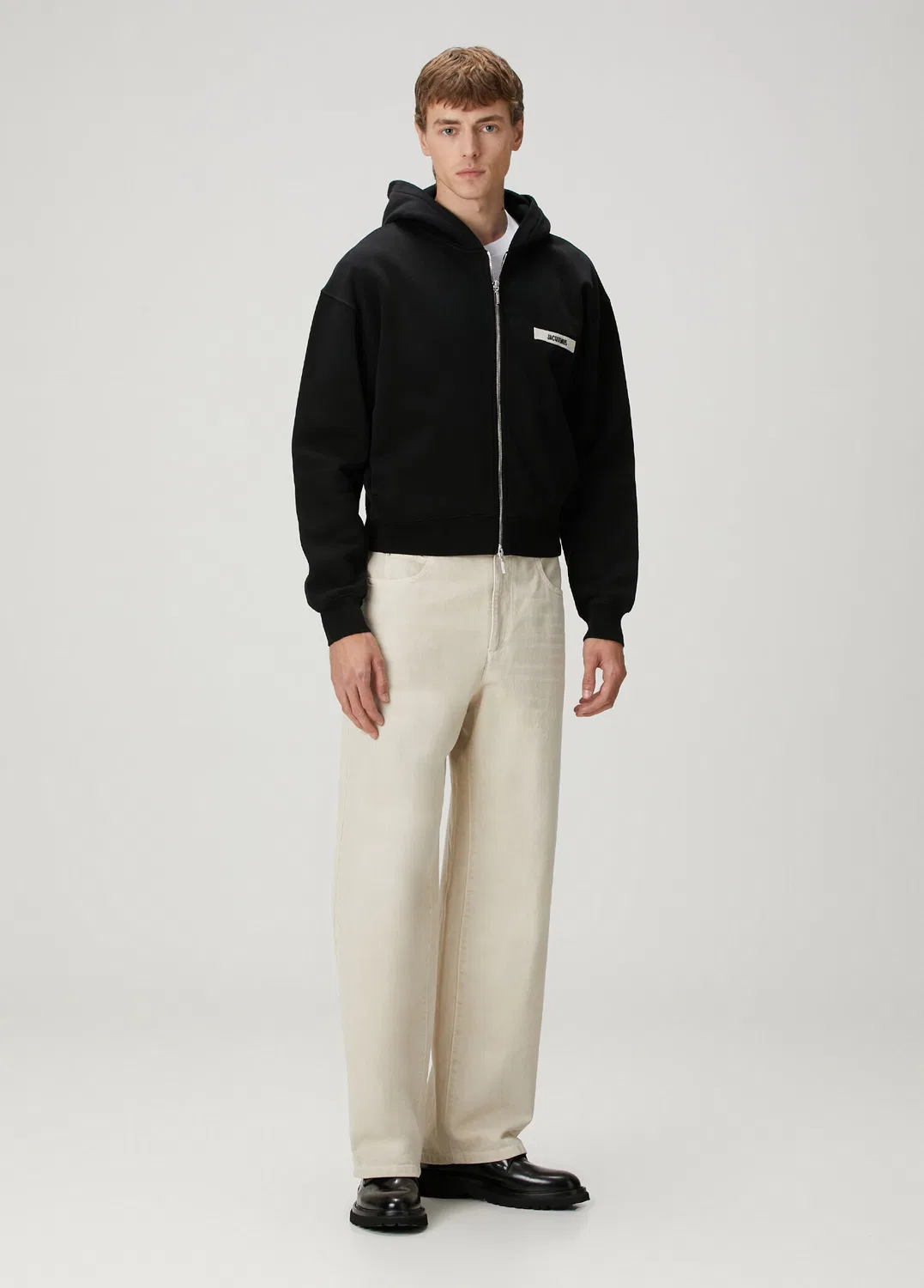 Худи Jacquemus Gros Grain, черный — фото 2