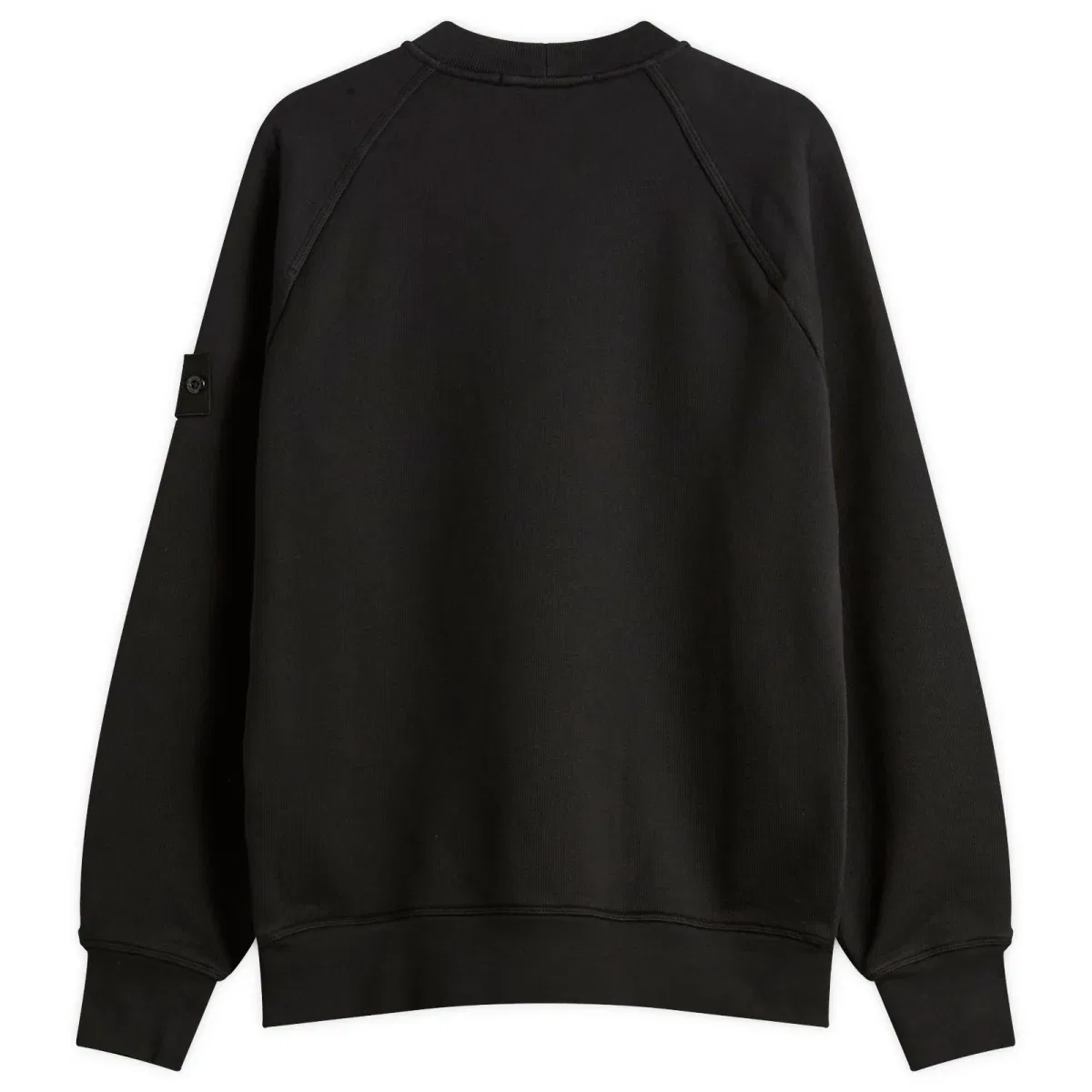 Свитшот с круглым вырезом Ghost heavy fleece Stone Island, Black — фото 2