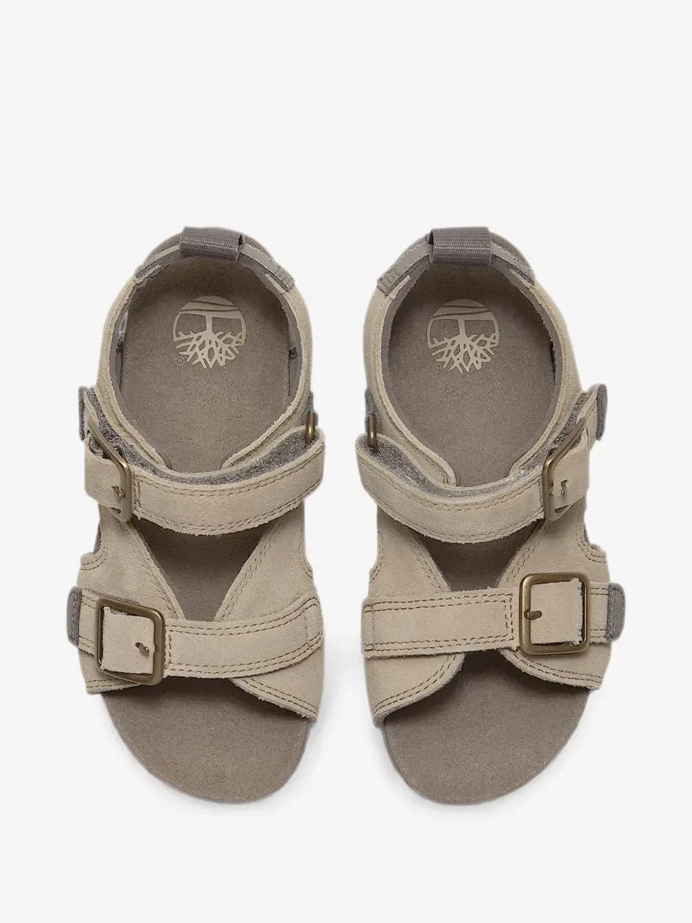 Сандалии на липучках Timberland Kids, бежевый — фото 3