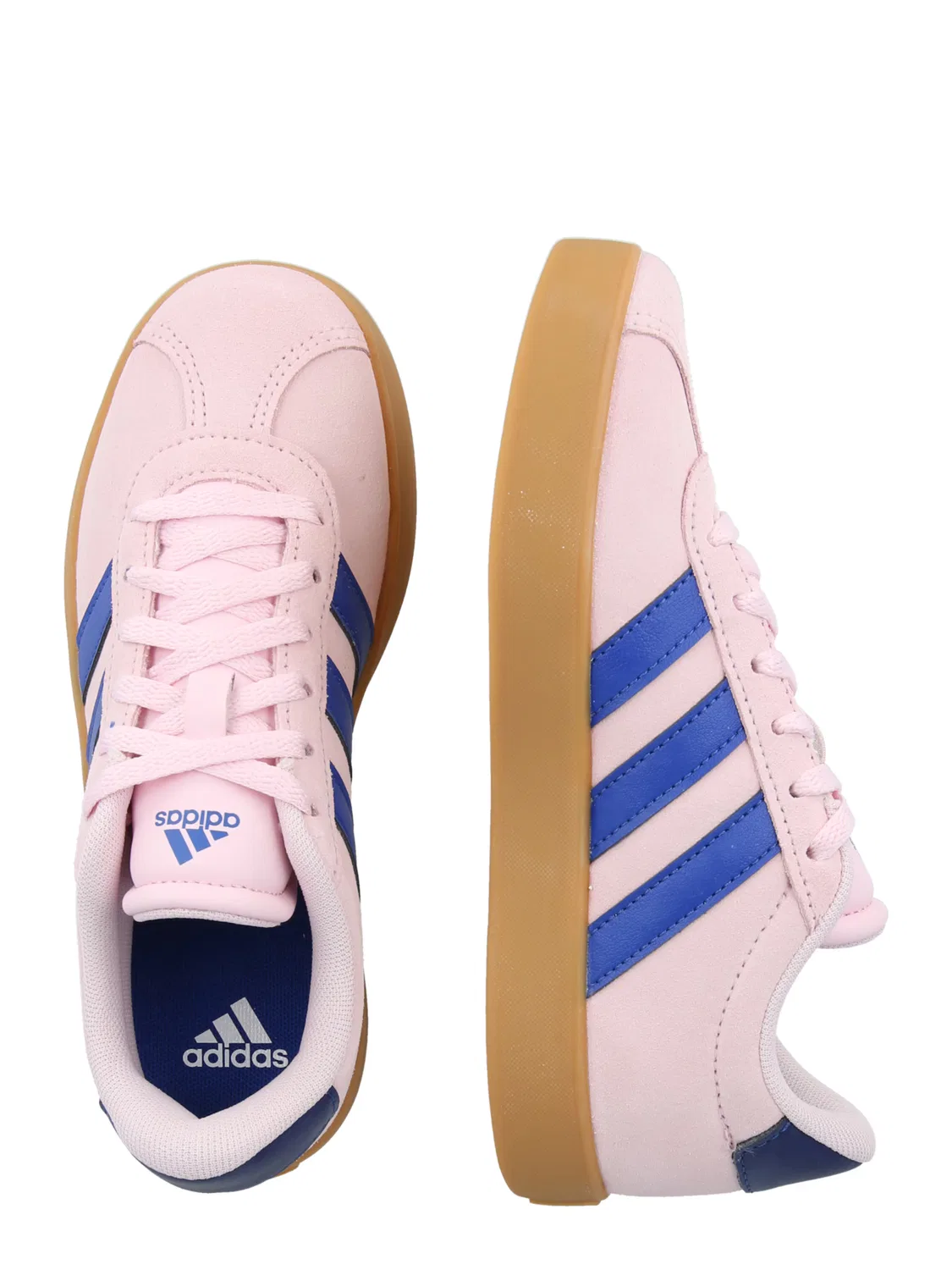 Кроссовки Adidas Sportswear VL Court 3.0 в цвете Powder — фото 2