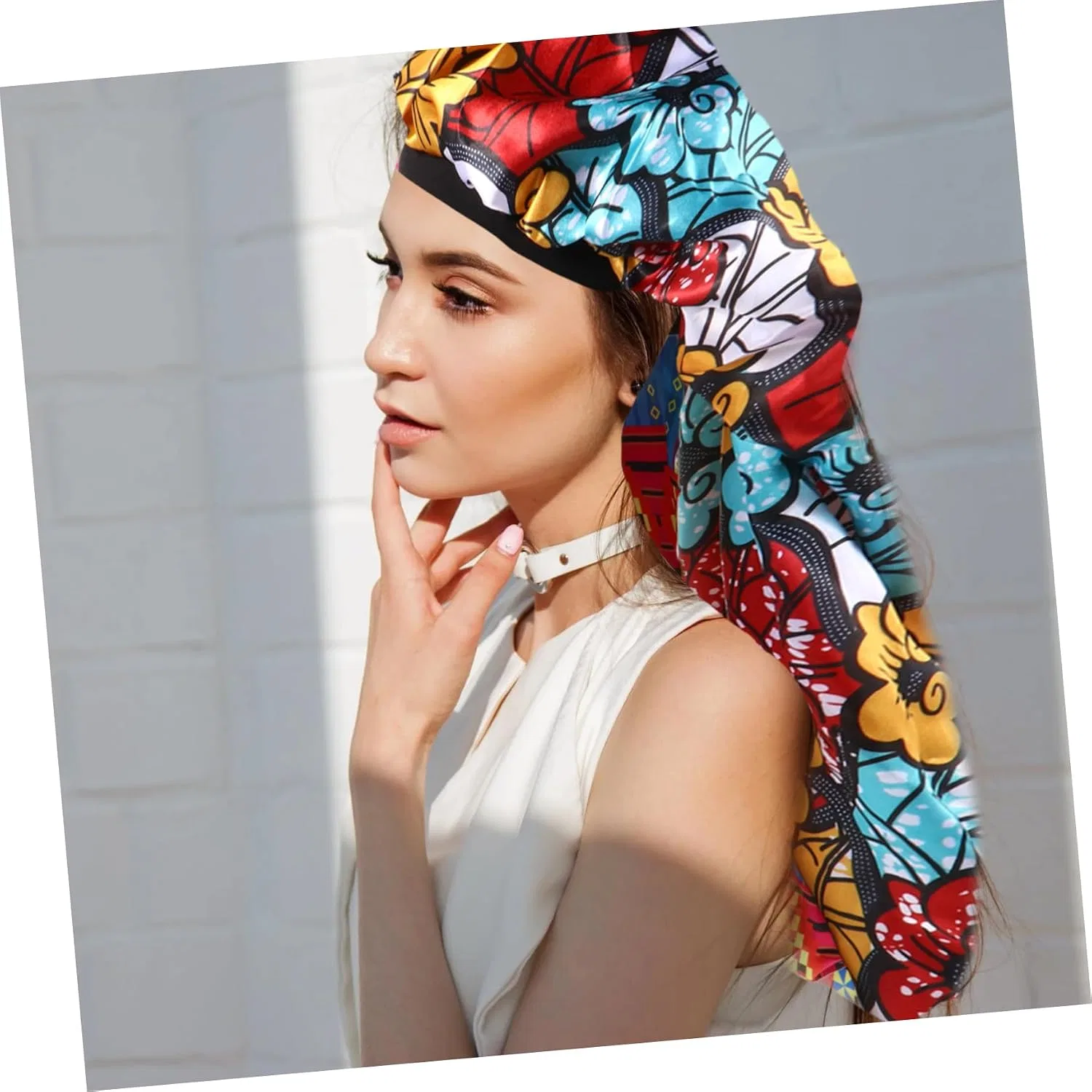 Шапочка для душа Satin Sleep Cap, Healeved, набор 4 шт, 65x30 см, Assorted colours — фото 2