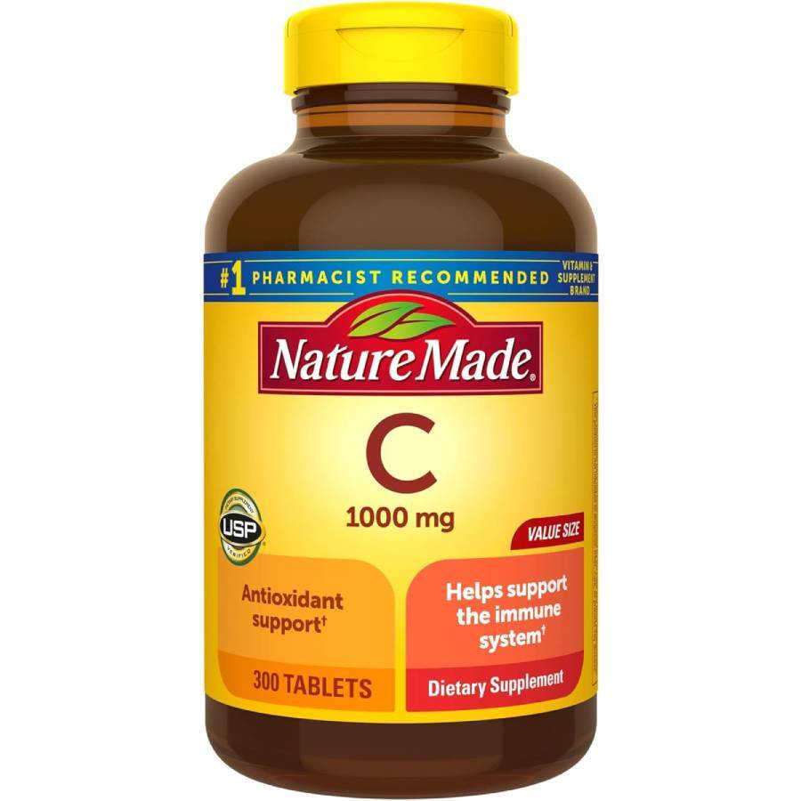 

Витамин С Nature Made Vitamin C 1000 мг, 300 таблеток