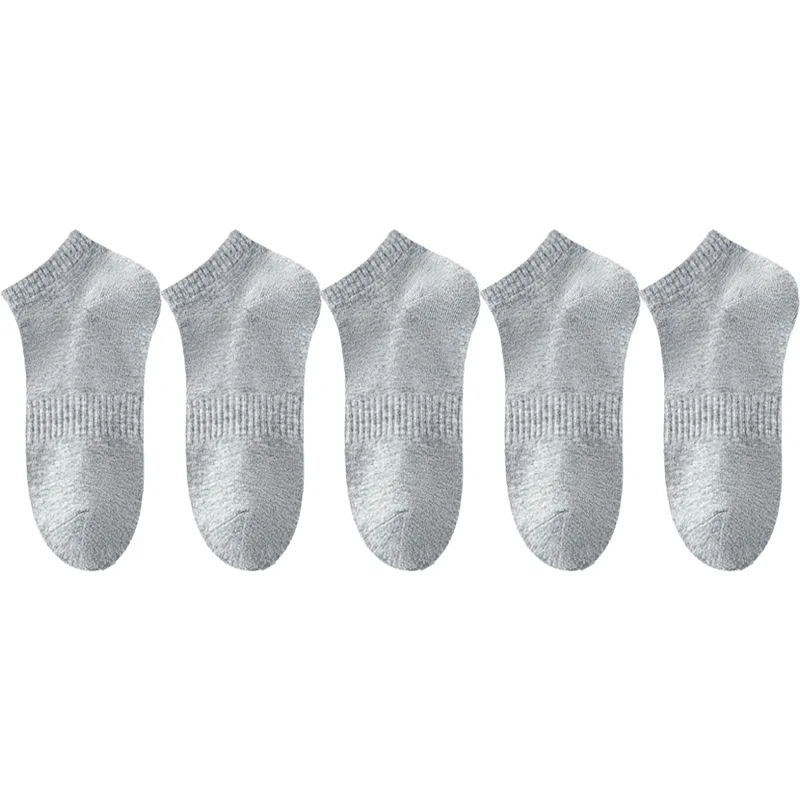 Детские носки-невидимки 5 пар Gray Short 5 MIIOW