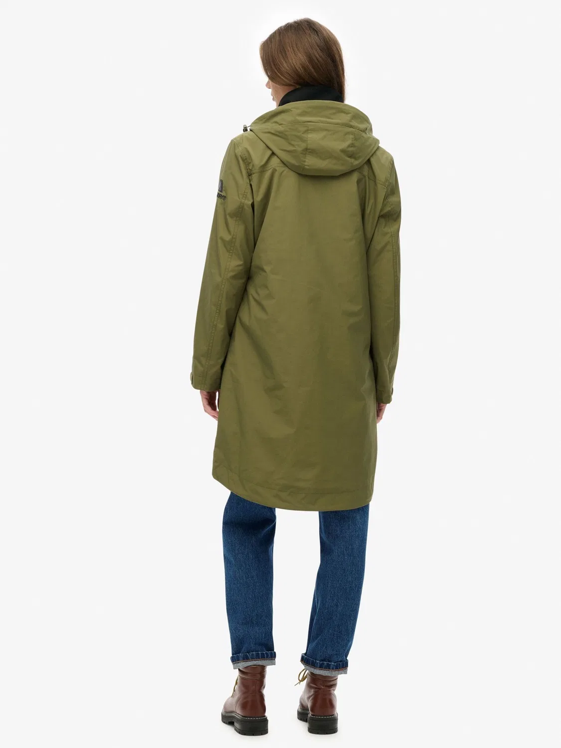 Парка удлиненная Superdry Green — фото 3