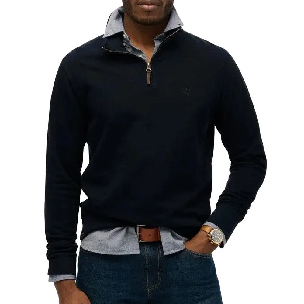 Мужской свитшот с длинным рукавом Classic Essential Superdry, Schwarz