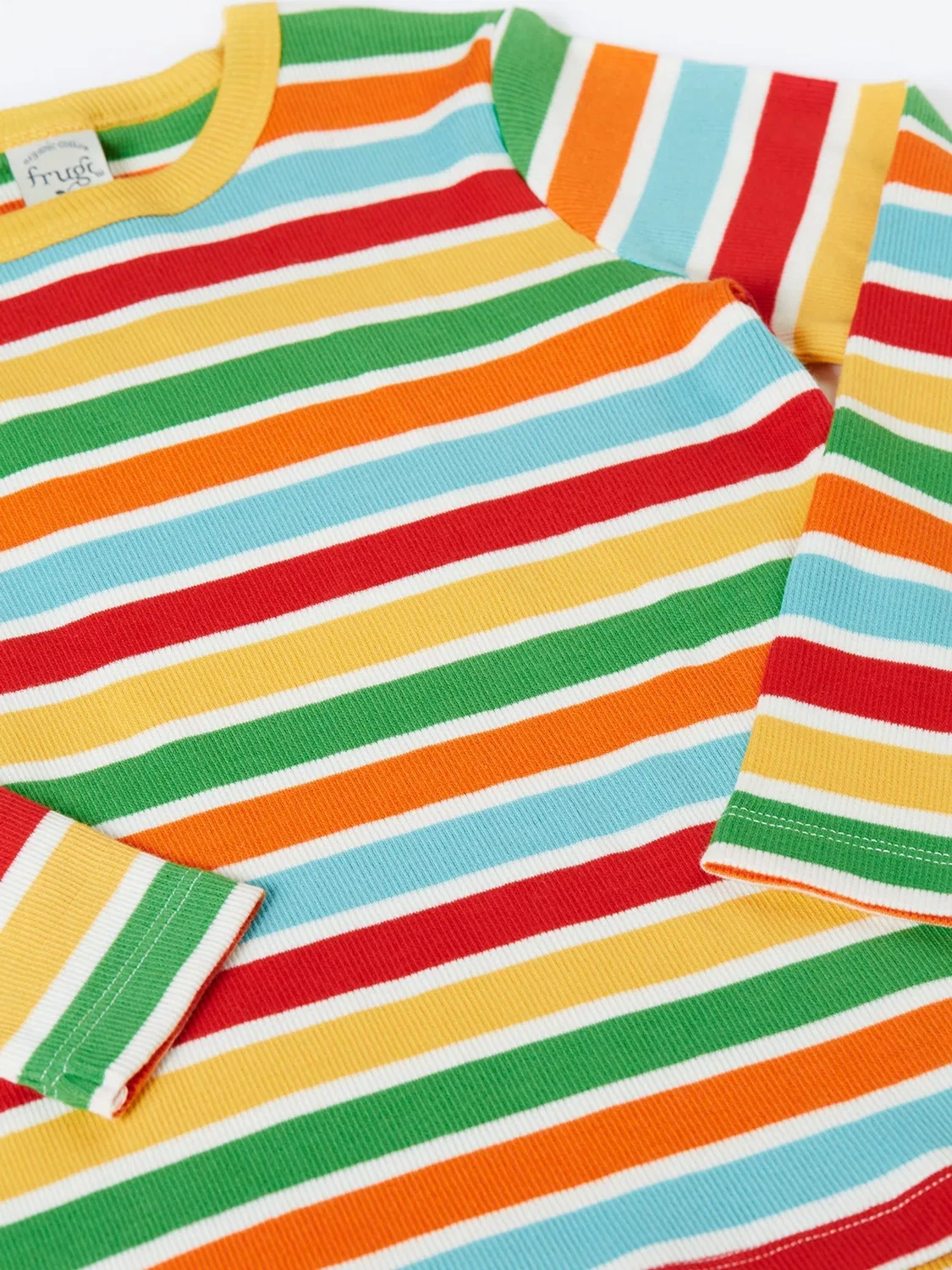 Футболка с длинным рукавом Frugi Rainbow Rib, синий — фото 3