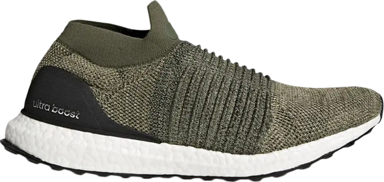 

Кроссовки Adidas UltraBoost Laceless 'Trace Cargo', зеленый