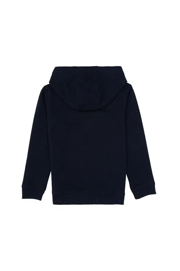 Детское худи для мальчиков хлопковое U.S. Polo Assn., Navy Blue — фото 2