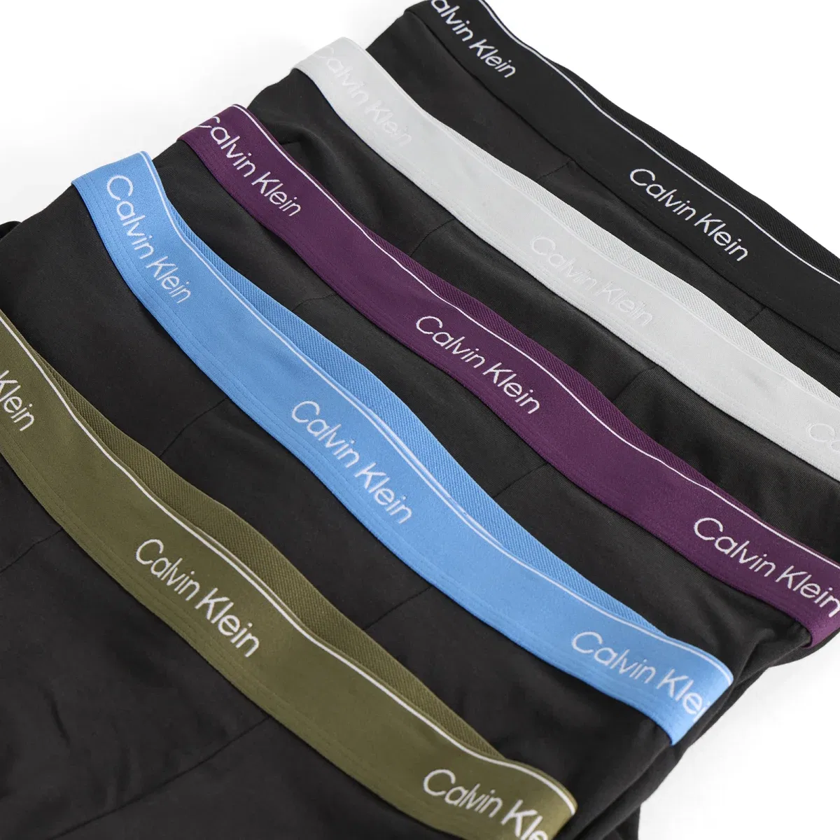 Комплект трусов Calvin Klein Icon Relaxed Dart Trunk, 5 шт, Black — фото 2