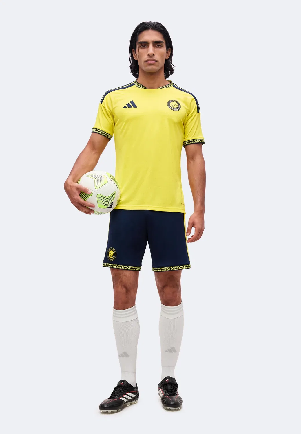 Футбольный клуб «Аль-Наср» сезон 26/27, домашняя форма Adidas Performance, Impact Yellow — фото 2