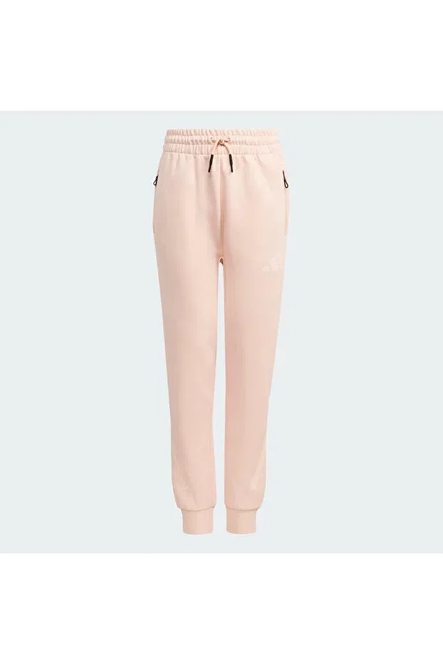 Детские спортивные штаны для девочек зауженные Z.N.E. Adidas, Pink — фото 4