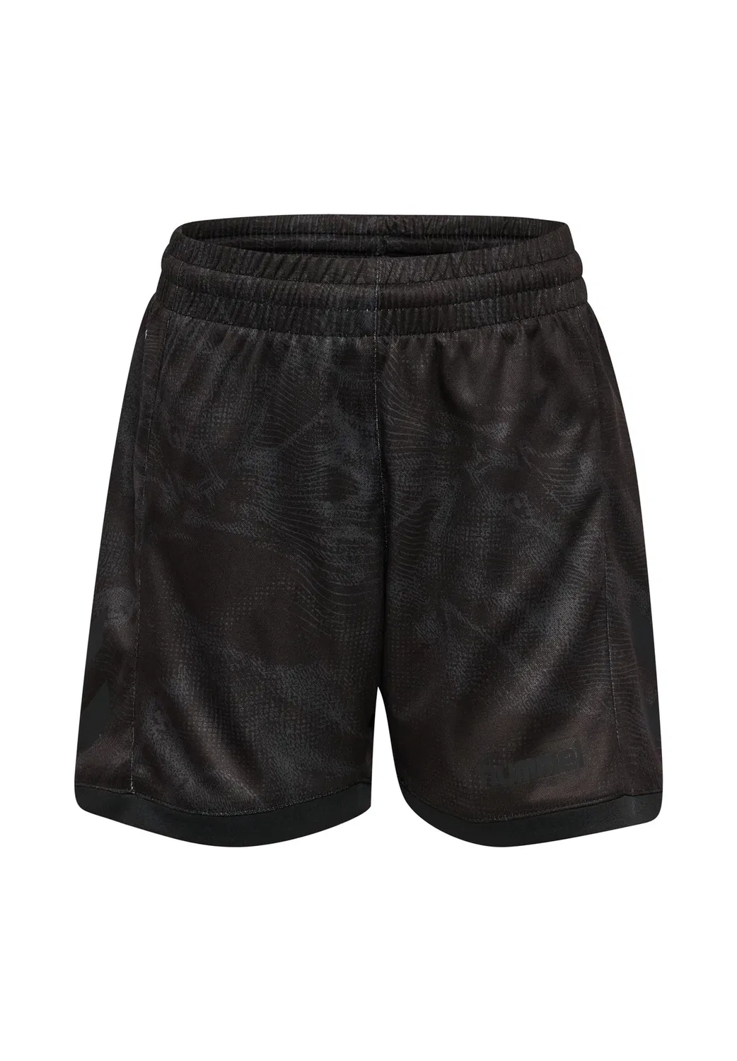 Детские спортивные шорты Hmlblaze club26 с графическим принтом, унисекс Hummel, Black Asphalt