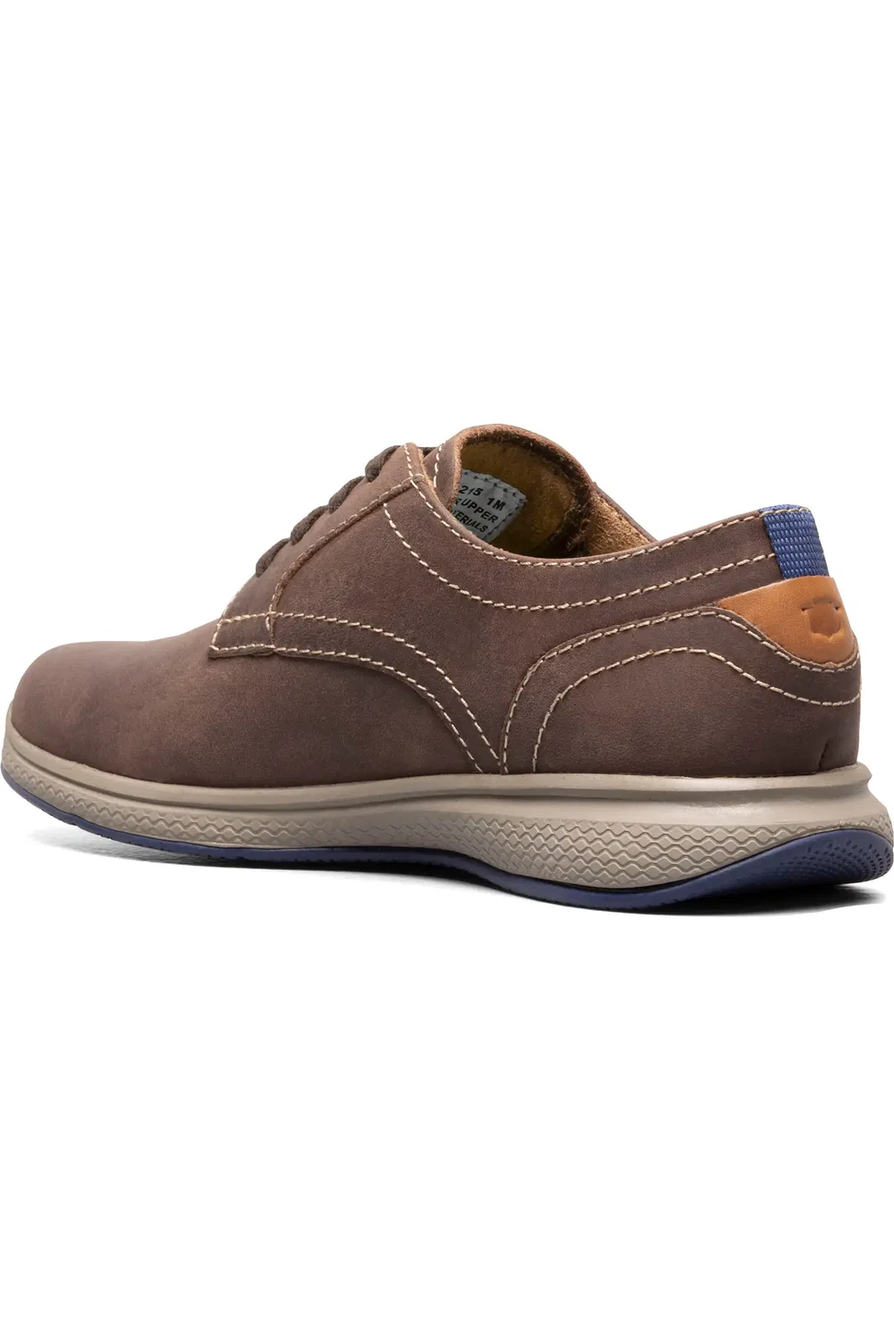Детские туфли оксфорды на плоской подошве Great Lakes Florsheim, коричневый — фото 2