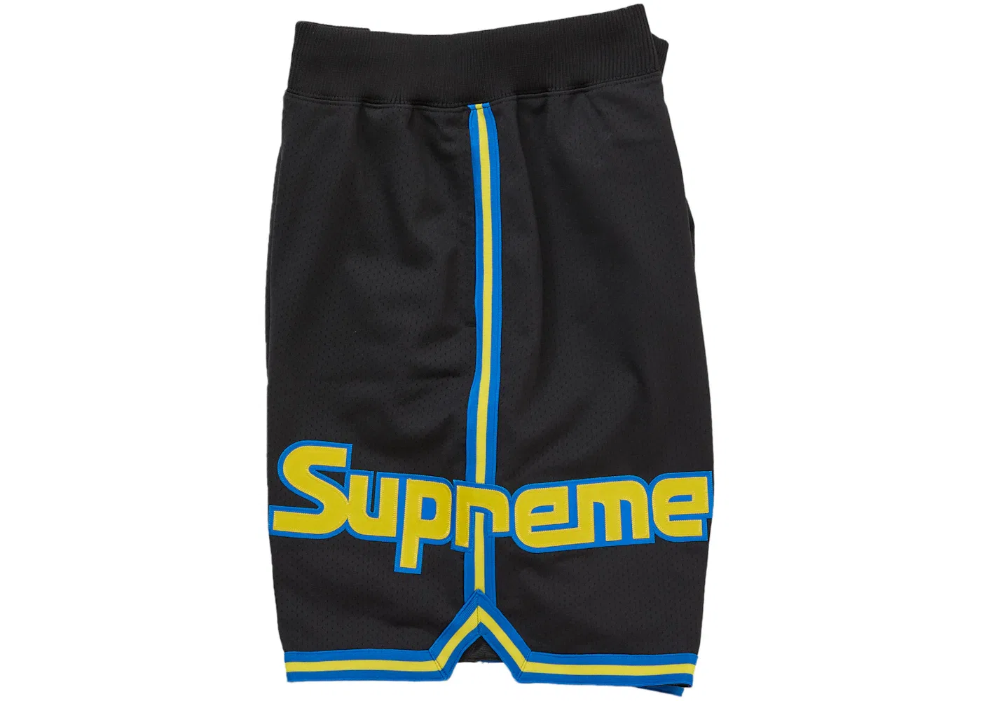 Мужские шорты с логотипом Supreme Mitchell & Ness Teams Basketball Short, Black — фото 2