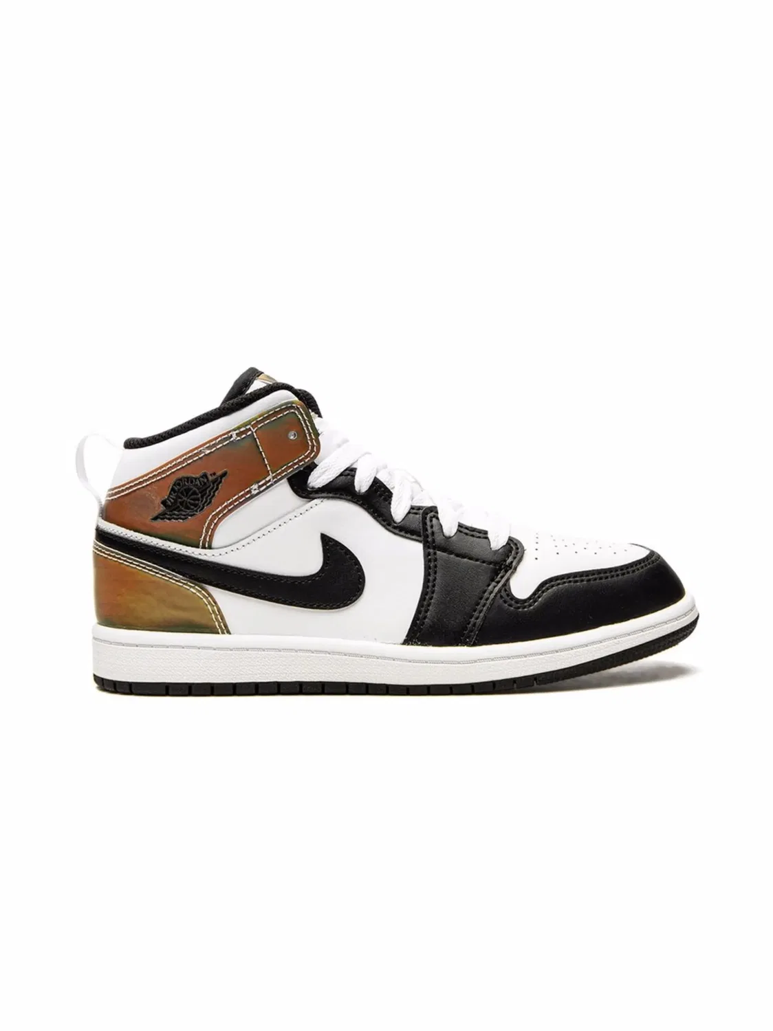 Кроссовки Jordan 1 Mid SE "Heat Reactive", белый — фото 4