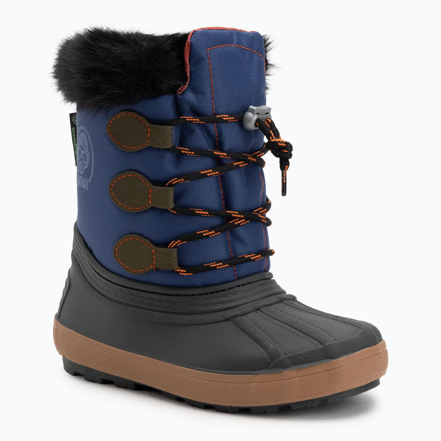 Детские снежные ботинки BOATILUS Nippy 02 Sint. Leather Boatilus, Blau