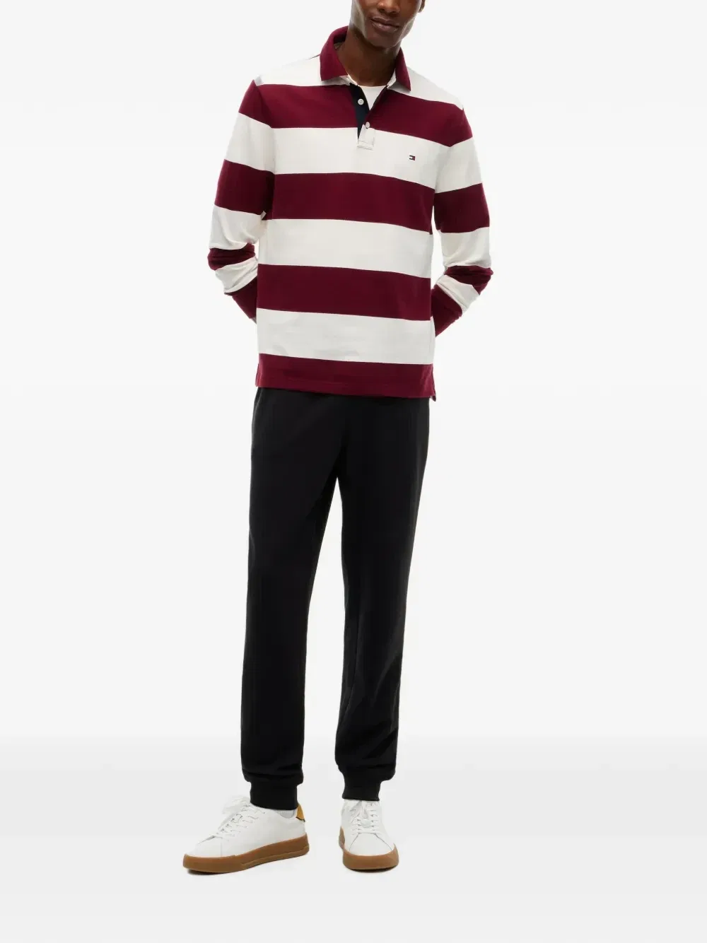 Спортивные брюки с кулиской на талии Tommy Hilfiger, черный — фото 2