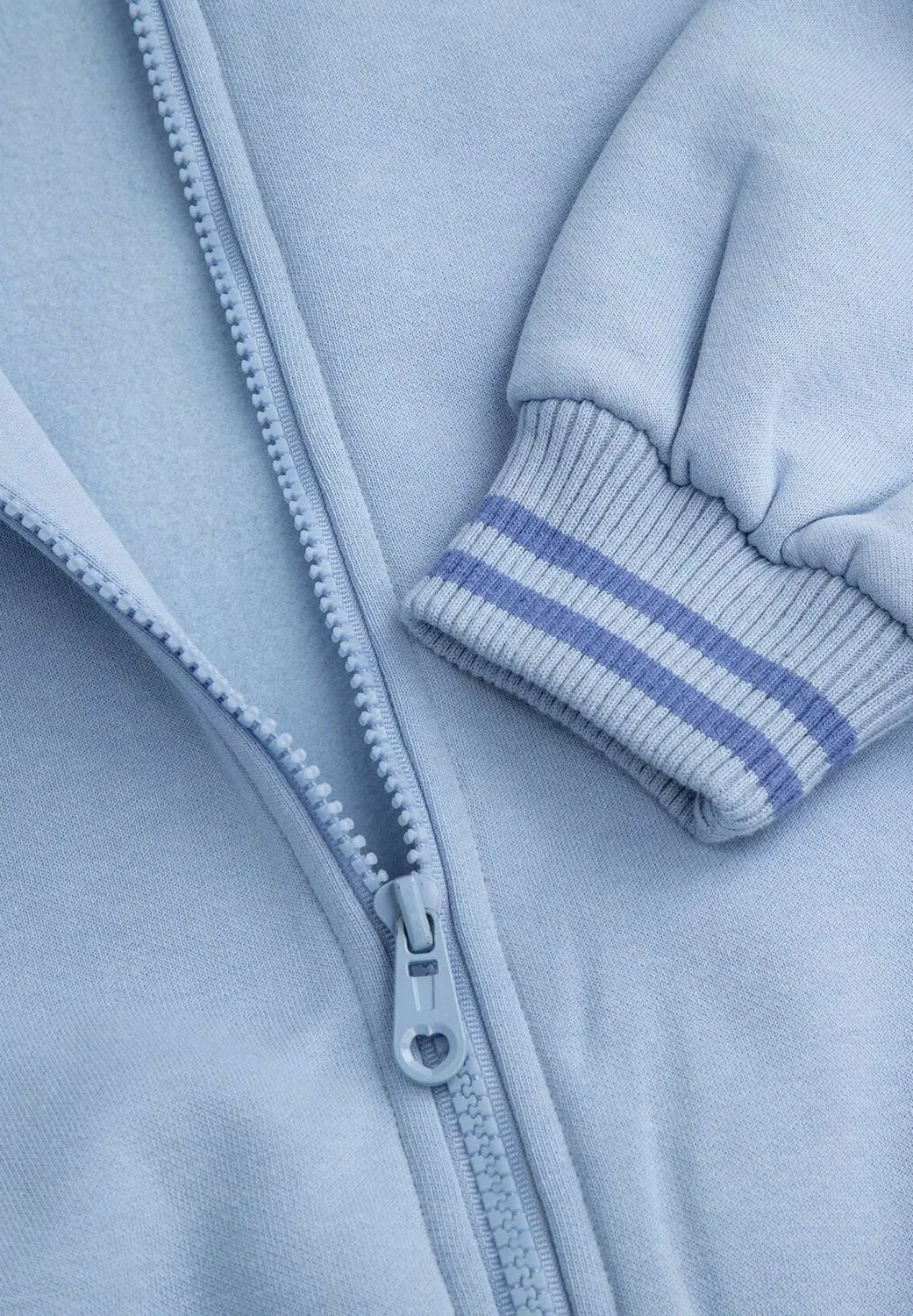 Bluza bomberka ocieplana (f-zc6132601vga-036-140) - толстовка на молнии Coccodrillo, Light Blue — фото 4