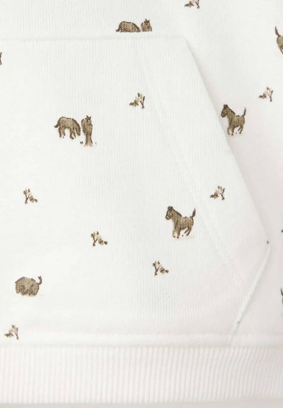 Детская толстовка Mango Kids, Off White — фото 3