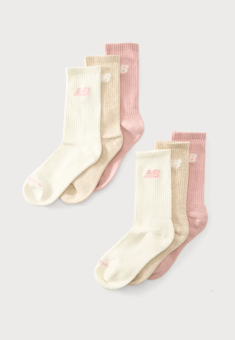 Повседневные носки унисекс, комплект из 6 пар New Balance, Multi-Coloured