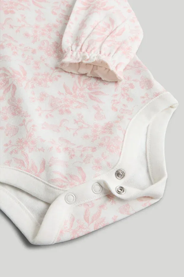 Детское боди с длинным рукавом Mothercare, Pink — фото 3