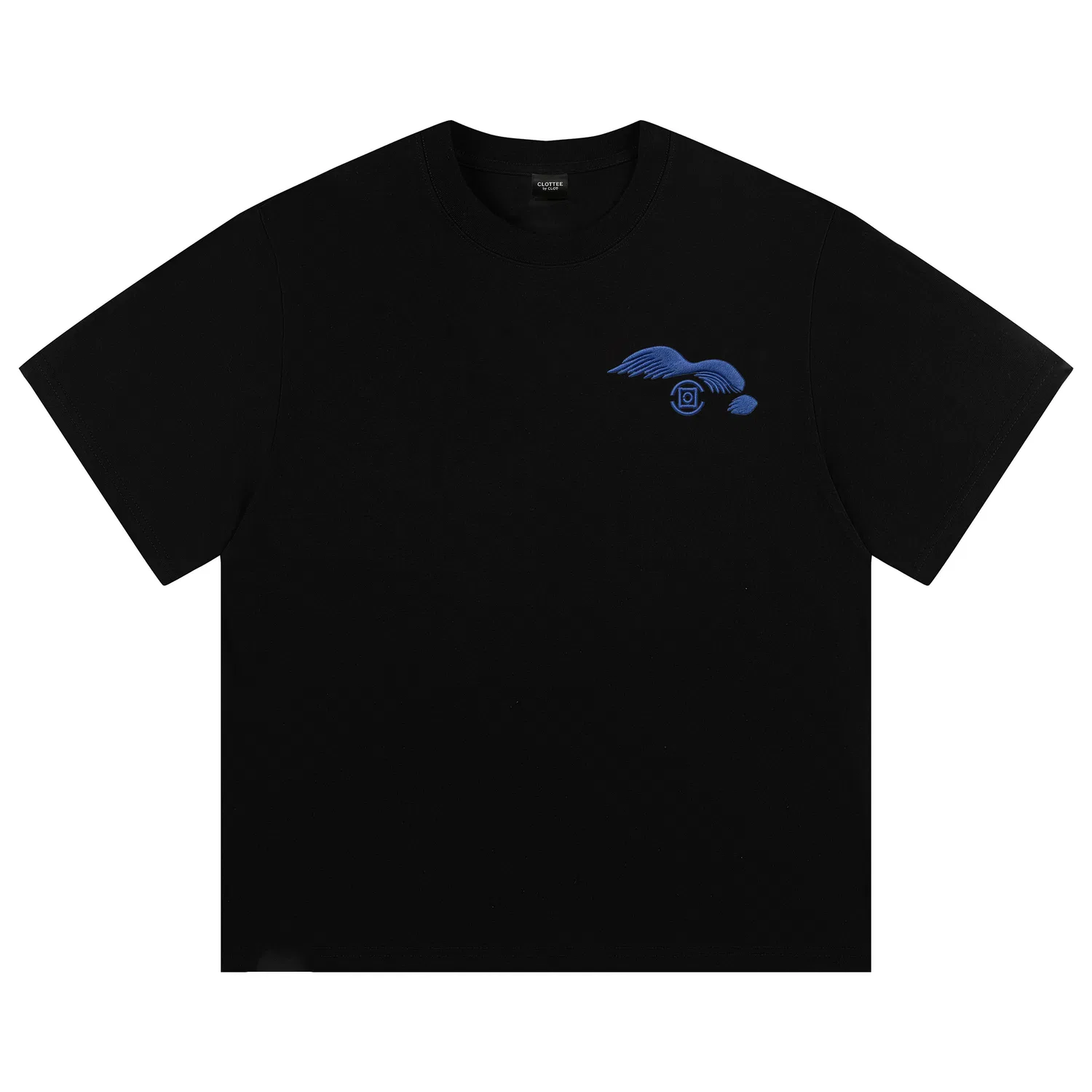 Детская футболка с круглым вырезом, Other, CLOT, Black with White Logo — фото 3